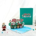 thumbnail image 4 of Tarjeta emergente de Feliz Navidad, Tarjetas de felicitación emergentes 3D para Navidad, Tarjetas de Navidad emergentes, Tarjeta de Navidad 3D, 4 of 5