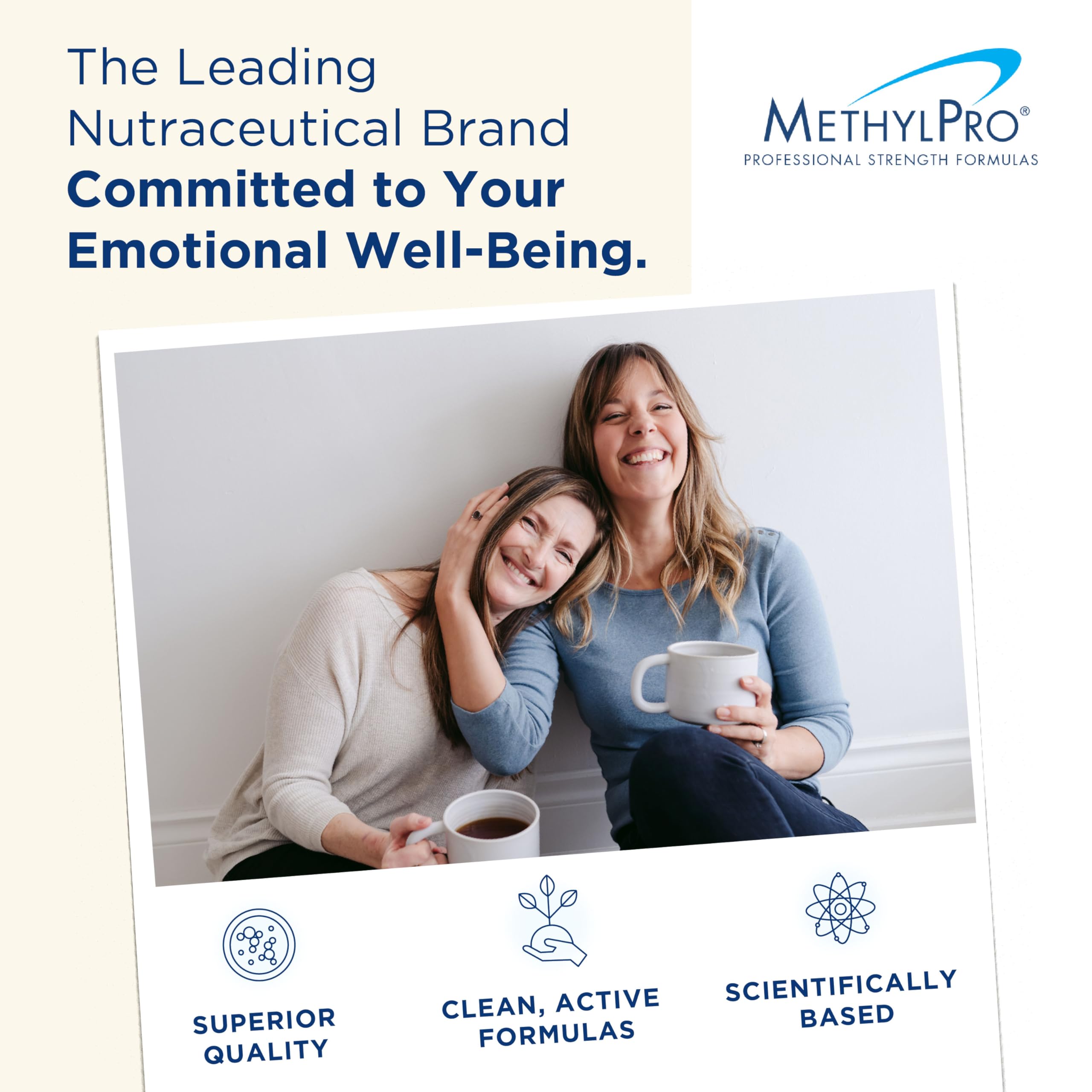 MethylPro L-Theanine 200 mg - Calm Focus Support - Suntheanine Amino Acid - Relaxation & Mental Clarity Support - Non-Drowsy - 90 Servings - 90 Capsules