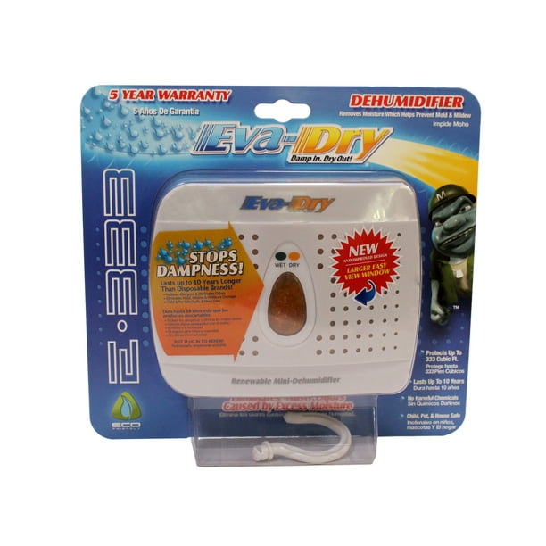 Eva Dry E 333 Renewable Mini Dehumidifier Walmart Com Walmart Com