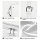 thumbnail image 4 of Bolso bandolera Befen de piel auténtica con protección RFID, color blanco, 4 of 6