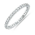 thumbnail image 2 of Pompeii3  1/2CT Diamond Eternity Ring 10k White Gold (H/I,I1-I2), 2 of 4