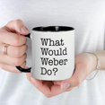 thumbnail image 5 of CafePress - What Would Max Weber Do? Mug - 11 oz Ceramic Mug - Novelty Coffee Tea Cup, 5 of 6