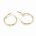 thumbnail image 2 of 20pairs 304 Stainless Steel Hoop Earrings Golden 20 Gauge 50x2mm Pin: 0.8mm for DIY, 2 of 2