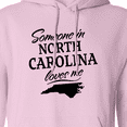 thumbnail image 3 of Inktastic Someone in North Carolina Loves Me Adult Hoodie Sweatshirt, 3 of 4