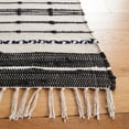 thumbnail image 3 of SAFAVIEH Striped Kilim Ottoline Striped Cotton Area Rug, Beige/Black, 4' x 6', 3 of 8