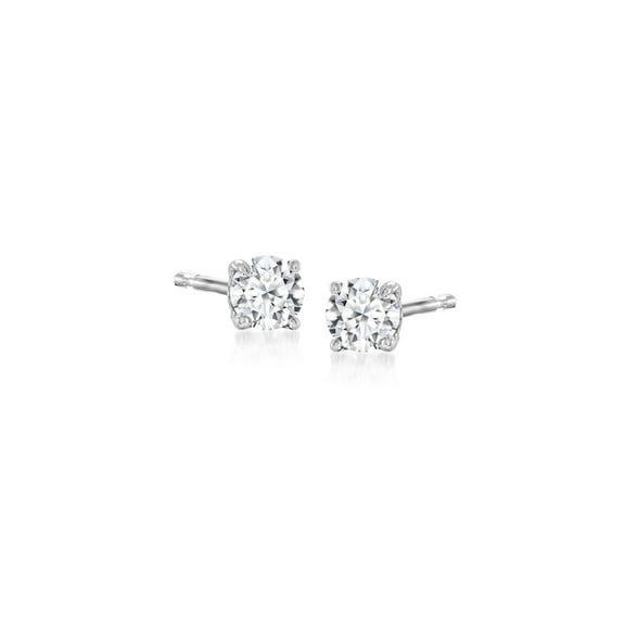Ross-Simons 0.25 ct. t.w. Lab-Grown Diamond Stud Earrings in Sterling Silver, Women's, Adult