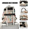 thumbnail image 3 of FORMRS Mini Backpack Purse for Women Quilted Travel Daypack Casual Shoulder Bag, Watercolor Leaves, 3 of 7