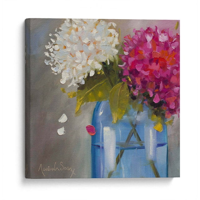 Cuadro decorativo - Tú y yo, Adriana Sosa 25x25 Canvas Lab Botánica, Floral, Naturaleza,