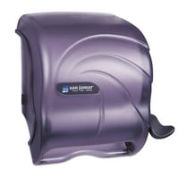 San Jamar Element Lever Roll Towel Dispenser, Oceans, 12.5 x 8.5 x 12.75, Black Pearl -SJMT990TBK