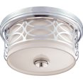thumbnail image 1 of NUVO 60/4627 Two Light Flush Mount, Polished Nickel, 1 of 1
