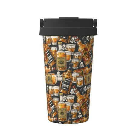 

Junzan Vintage Bottles for Stainless Steel Vacuum Insulated Tumbler - Reusable Insulated Cold Brew Iced Coffee Cup Thermos -Gifts for Women Men Him Her