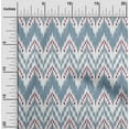 thumbnail image 1 of oneOone Tissu Popeline de Coton Imprimé Chevron Ikat BTY 56 Pouces de Large, 1 of 4