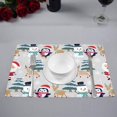 thumbnail image 2 of EREHome Set de 4 Sets de Table Joyeux Nouvel An, Protecteur de Table 12x18 Pouces, 2 of 5