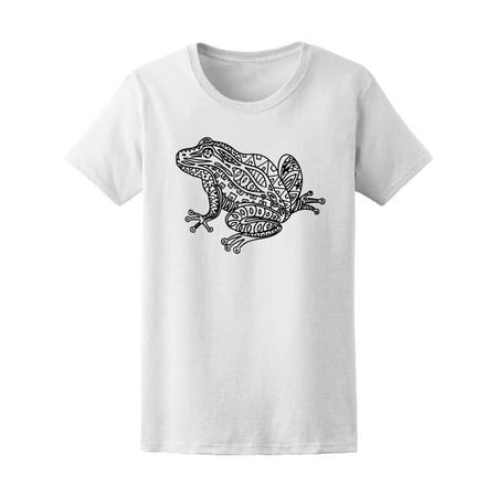 Hand Drawn Frog Tattoo Tee Men's -Image by
