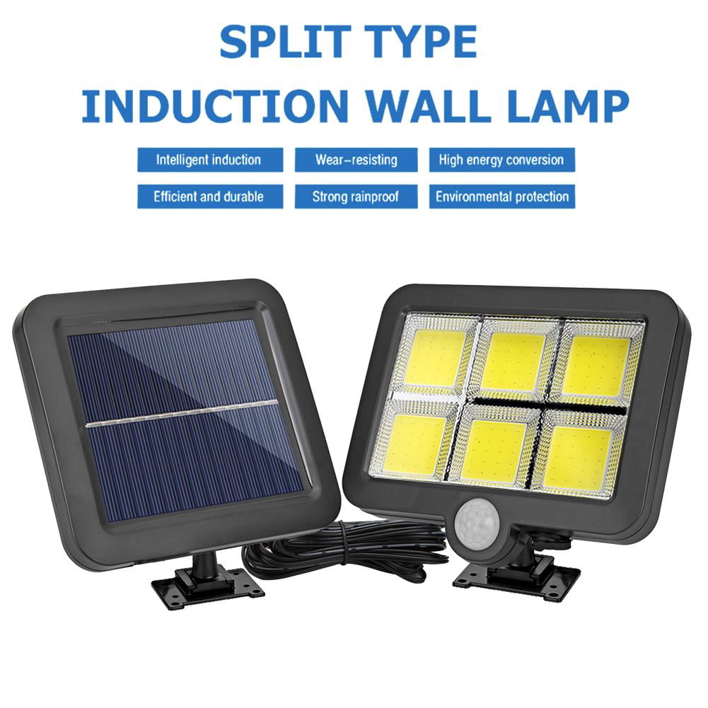 56-120LED Solar Light Motion Sensor Wall Light Outdoor Waterproof Garden Lamp 