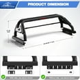 thumbnail image 3 of POFENZE Barre de Roulement de Camion Réglable Barre de Sport pour Camions Pickup de Taille Moyenne, 3 of 6