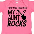 thumbnail image 4 of Inktastic For the Record, My Aunt Rocks Boys or Girls Baby Bodysuit, 4 of 5