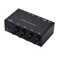 thumbnail image 1 of Mezclador de audio mini Muslady MX500, 4 canales, entrada estéreo, micrófono dinámico, calidad profesional, compacto y potente, adaptador DC 12V incluido. Pedido mínimo: 5 unidades., 1 of 7