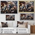 thumbnail image 4 of Designart "Thai Elephants Asian Painting IV" Asian Canvas Wall Art, 4 of 5
