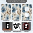 thumbnail image 3 of Blue Watercolor Flowers Light Switch Cover Switch Plate Outlet Cover Plug Cover for Electrical Outlet, 3 of 6