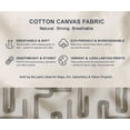 thumbnail image 5 of Soimoi Cotton Canvas Fabric By 5 Yard | Printed Geometric Print in Gray | 56 Inch Wide | Medium Weight, Durable Material for Upholstery, Bags, Curtains & Crafts, 5 of 7