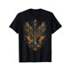 thumbnail image 1 of Men's Rock & Roll Wings Guitar Graphic T-Shirt - Bold Music Design, 100% Black Cotton, Casual Loose Fit, Machine Washable - Perfect for All Seasons, Casual Sporty Tee, Summer Gifts, 1 of 6