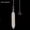 Clear Quartz, variant on HOOUN Chakra Crystal Pendulum Pendant Chain Runes Yoga Symbol Hexagonal Column Point-Colorful Fluorite-1 PC (Random Pick)