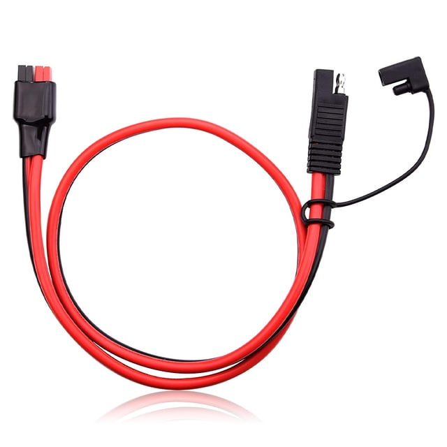 Matsuzay Adaptador de Solar SAE a MC4, Cables de fusible integrados, tapa impermeable, cables de cobre, cable de extensión, extensor de capa Electrónica miscelánea