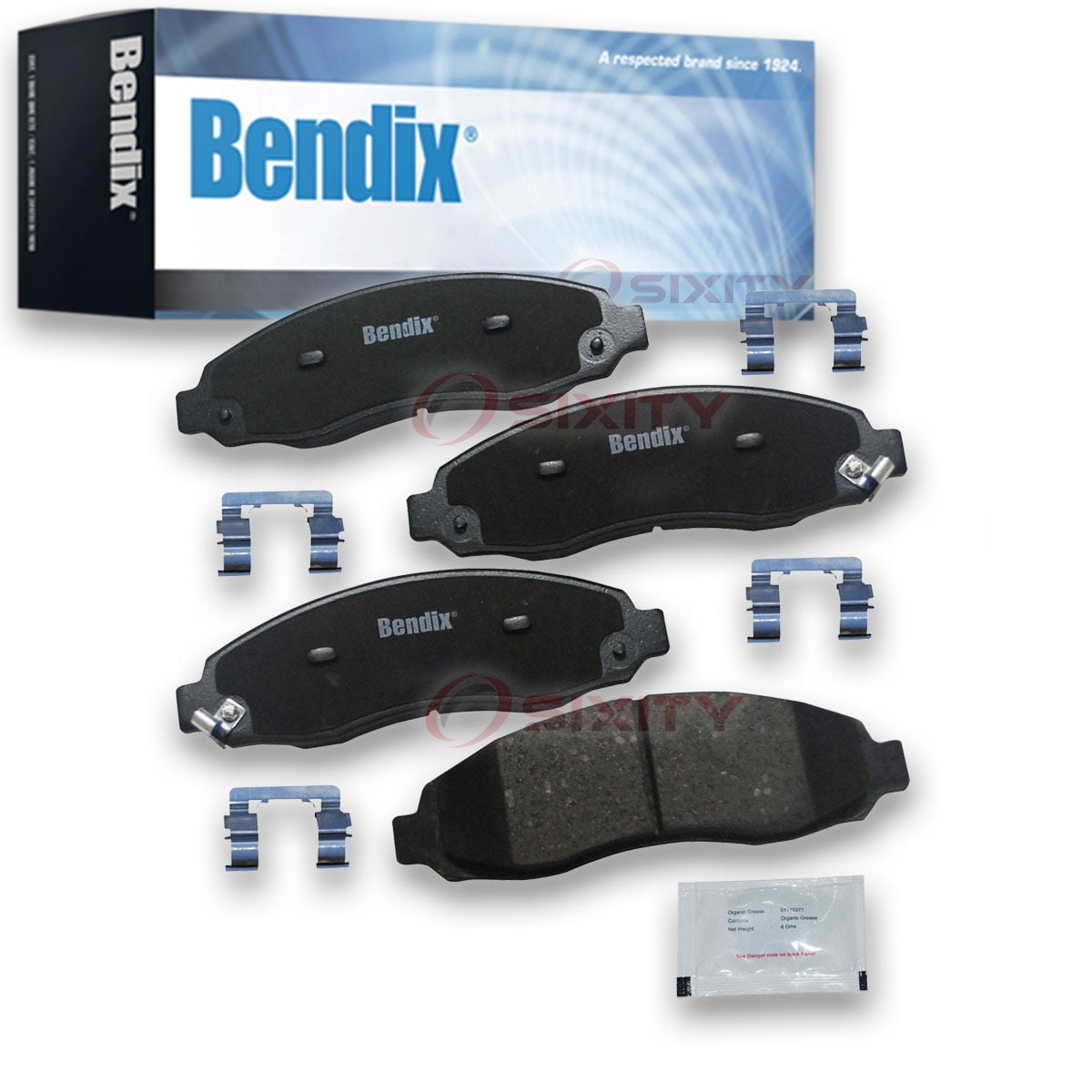 Bendix Brakes Disc Brake Pad Set Fits select: 2003-2004 DODGE DAKOTA