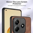 thumbnail image 5 of For Xiaomi Redmi Note 14 4G (163.25x76.55x8.16mm) Phone Case Leather Back Cover with Card Slots Kick, 5 of 5