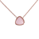thumbnail image 1 of Collar para Mujer de Cuarzo LuckyLy, Acero Inoxidable con Dije de Piedra Natural, Modelo Aline rosa UNITALLA, 1 of 7