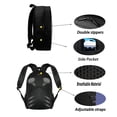 thumbnail image 5 of Conjunto de 3 piezas de Anime para niños y niñas, mochila escolar con bolsa de almuerzo, bolsas de lápices, el mejor regalo, 5 of 5