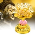 thumbnail image 1 of Lamp, LED  Lamp Dual Power Supply Golden Plated Lamp for Buddhism, 1 of 7