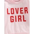 thumbnail image 6 of Bagilaanoe Toddler Baby Girl Boy Valentine's Day Sweatshirt Long Sleeve Letter Print Pullover 6M 12M 18M 24M 3T Kids Loose Tee Tops, 6 of 8