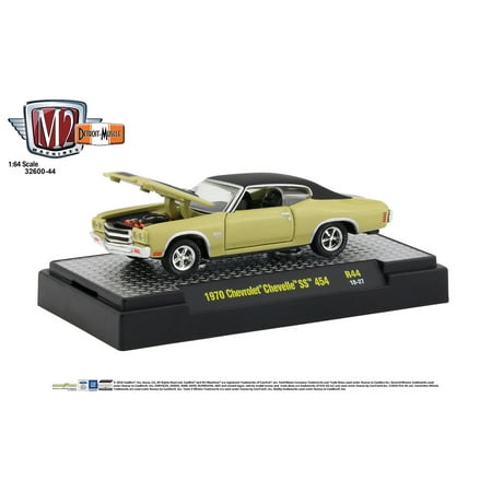 Chevrolet Chevelle Carpet - M2 Machines 1:64 Detroit Muscle Release 41 1970 Chevrolet Chevelle SS 454 Yellow