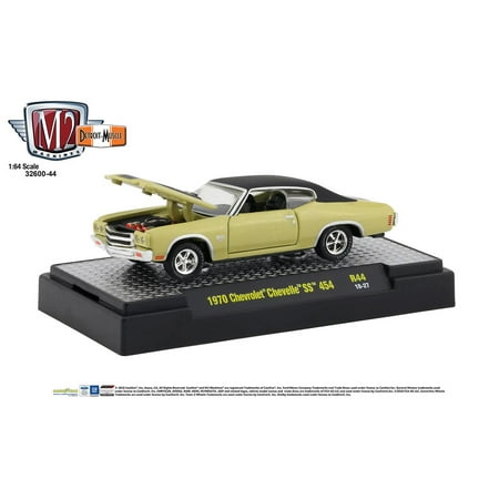 1970 Chevrolet Chevelle Ss - M2 Machines 1:64 Detroit Muscle Release 41 1970 Chevrolet Chevelle SS 454 Yellow