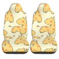 thumbnail image 1 of LAKIMCT Cute Giraffe Car Seat Covers Vehicle Front Seat Covers Universal Fit Seat Protector, 1 of 9