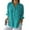 7# Blue, variant on Linen Button Down Shirt Womens Lapel Collar Plus Size 3/4 Sleeve Tunic Tops Trendy Dressy Business Casual Work Blouse Lightweight Vacation Petite Loose Gauze Tee Green XL