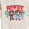 thumbnail image 3 of LOL Surprise! - Howdy Neon  - Toddler And Youth Crewneck Fleece Sweatshirt, 3 of 5
