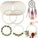 thumbnail image 1 of Naiovety Anillos de metal para manualidades Accesorios versátiles y duraderos para atrapasueños de anillos de alambre artísticos Artesanía, 1 of 6