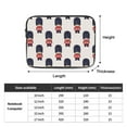 thumbnail image 3 of Cute Cartoon Royal soldier 13 inch Portable Laptop Sleeve Compatible with MacBook Air Notebook Computer Case for Men Women College School Students, 3 of 7