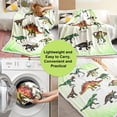 thumbnail image 5 of Dinosaur Throw Blanket, Dinosaur Blanket Plush Fleece Kids Blanket Soft Cozy Cartoon Sherpa Blankets with Jurassic Dinosaurs Good Gift for Children Boys Girls (Dinosaur 7, 60" x 80"), 5 of 6