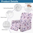 thumbnail image 5 of HELLHERO Recliner Chair Covers Lazyboy Lavender Butterfly Print Lift Chair Covers for Electric Recliner Washable Fitted Reclining Couch Slipcovers, Purple, 5 of 8