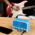 thumbnail image 3 of Amplificador de guitarra JOYO Combo Bluetooth, 5 W, recarga pequeños, miniauriculares de práctica con canales Clean & Overdrive (JA-02 II azul), 3 of 9