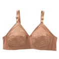 thumbnail image 5 of Kukoosong Balconette Bras for Women Fashion Women's Solid Color Blocking Lifting Gathering Folding Sagging Bra Lingerie Daily Bra, Sizes XL, 5 of 6
