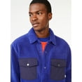thumbnail image 5 of Free Assembly Men's Faux Sherpa Overshirt, 5 of 7