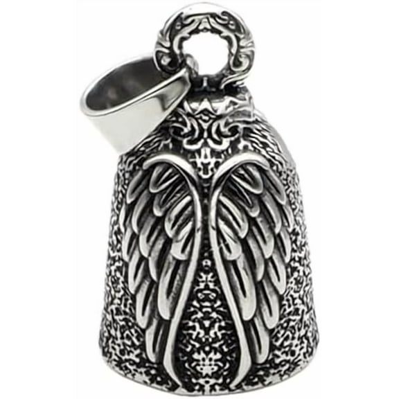 OFFCURVE Motorcycle Bell Good Luck Keychain,Biker Bell for Men Women Rider Riding