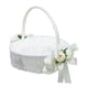 thumbnail image 5 of Cesta de flores de boda BLESIY Cesta de boda de encaje para aniversario Fiesta banquete 235x215cm Blanco, 5 of 8