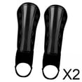 thumbnail image 1 of 2x1 Par De Espinilleras De Fútbol Para Adultos Y Jóvenes, Correas Ajustables, Espinilleras Duraderas, Color Negro Para Adultos, 1 of 7