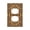 Duplex, variant on Polynesian Style Tribal Pattern Print No Device Blank Wall Plate 1 Gang Decorative Electrical Outlet Light Switch Cover Switchplate